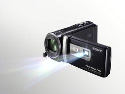 Sony HDR-PJ200 High Definition Handycam 5.3 MP Camcorder with 25x Optical Zoom and Built-in Projector (Black)... N3
