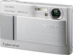 Sony Cybershot DSC-T10 7.2MP Digital Camera with 3x Optical Steady Shot Zoom (Silver) N2