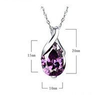 Crystal Heal Chakra Point Natural Gemstone Stone Amethyst Pendant For Necklace