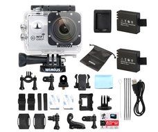 WiMiUS Sports Camera 1080P WiFi 2.0&#039;&#039; Waterproof Action Camera 12MP HD Camcorder 170&deg; wide-angle+Bonuses(Q2-Silver) N2