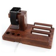 TuoP@[Charging Dock] Wooden Station Desktop Charger Stand