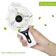 ONETWO Handheld USB Mini Misting Fan,Mini Rechargeable Personal Fan,Mini USB fan with Cool Humidifier, 2000mAh... N4