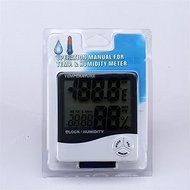 Jekewin Digital Hygrometer Indoor Humidity Meter and Alarm Clock and Temperature Monitor Thermometer Accurate... N6