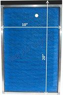 Dynamic Air Cleaner Replacement Filter Pads 10x20 Refills (3 Pack)