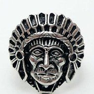 Black Silver Native American Indian Chief Knuckle Rings Statement Jewelry#8-11 (8)