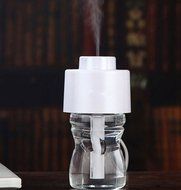 Office desktop air humidifier/Silent Room car USB Humidifier/Automatic power-off/Miniature The Best U Want White