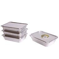 Taras Gifts Party &amp; Catering Supplies - Rectangular Foil Pans with Board Lids, BONUS 3-ct. Packs (18) N2