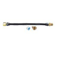 Stanbroil 3/8" X 12" Non-Whistle Flexible Flex Gas Line Assembly Kit for NG or LP Fire Pit and Fireplace N2