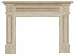 Pearl Mantels 140-56 Classique Unfinished Fireplace Mantel, Interior Opening 56-Inch Wide by 42-Inch High N4