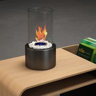 Moda Flame Ghost Tabletop Firepit Ethanol Fireplace Black N6