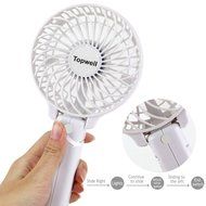 Topwell&reg; Rechargeable Fans Portable Handheld Fan Battery Operated Cooling Fan Electric Personal Fans Foldable... N32