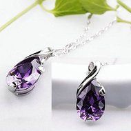 Crystal Heal Chakra Point Natural Gemstone Stone Amethyst Pendant For Necklace N3