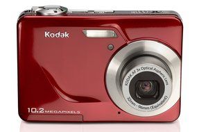 Kodak EasyShare C180 10.2MP Digital Camera with 3x Optical Zoom and 2.4 inch LCD - Red N10