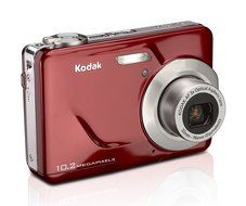 Kodak EasyShare C180 10.2MP Digital Camera with 3x Optical Zoom and 2.4 inch LCD - Red N11