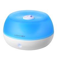 Homasy 800ml Ultrasonic Cool Mist Humidifier, One Touch Button Control, Auto Shut off Function for Office Home... N3