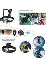 (Promotions)Comwinn Camera Accessory Kit for GoPro Hero 4/ 3+/ 3/ 2/ 1/ SJ4000/ SJ5000/ SJ6000 - Black Silver... N2
