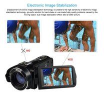 Ordro Wifi Video Camcorder HDV-Z20 Full HD 1080P Handheld Digital Camera DV with External Microphone N4
