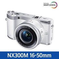 Samsung Digital Camera VLUU NX300M 16-50mm + 16GB White Color