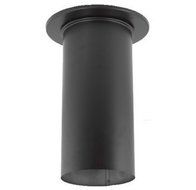 195608 8"x 14" Slip Connector Black Stovepipe