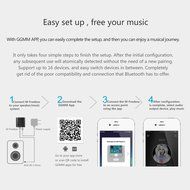 [QUALCOMM CHIP] GGMM M-Freebox Wi-Fi Wireless Hi-Fi Audio Music Receiver/Adapter for Home &amp; Car Speakers. Compatible...