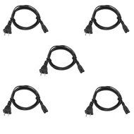 C&amp;E 4 pack, Notebook/Laptop Power Cord, NEMA 1-15P to C7, Non-Polarized, 3 Feet, CNE458569 N4