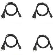 C&amp;E 4 pack, Notebook/Laptop Power Cord, NEMA 1-15P to C7, Non-Polarized, 3 Feet, CNE458569 N5