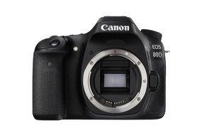 Canon EOS 80D Digital SLR Kit with EF-S 18-135mm f/3.5-5.6 IS USM and 55-250mm Lenses, 32GB Memory Card, Extra... N4