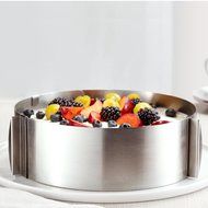 Mousse Cake Mold, OPACC Adjustable Roung Ring Stainless Steel Mousse Baking Mould Layer Cake Slicer Kit(9.5 to... N2