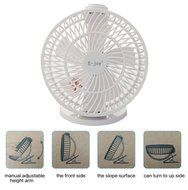 E-joy&reg; Mini USB Powered Flexible Gooseneck Fan LED Cooling Flashing USB Temperature Fan for PC Laptop Notebook... N57