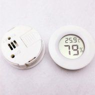 Sizet Mini LCD Digital Thermometer Hygrometer Fridge Freezer Tester Temperature Humidity Meter Detector-White