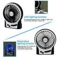 E-joy&reg; Mini USB Powered Flexible Gooseneck Fan LED Cooling Flashing USB Temperature Fan for PC Laptop Notebook... N60