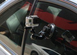 GoPro HERO4 Hero 4 Black Silver Enthusiast Accessories Bundle includes Head Helmet Mount + Stabilization Handle...