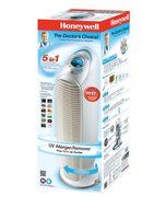 Honeywell HPA-245 True HEPA 5-in-1 Tower, UV 5-1 Air Allergen Remover (Complete Set) w/ Bonus: Premium Microfiber...