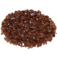 Duluth Forge 1/4 inch Classic Copper Fire Glass - 10 Pound Bag Fire Pit Glass N3