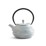 Studio White Cast Iron/Stainless Steel/Enamel 38.4-ounce/1.2-quart Teapot N2