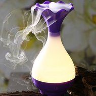 AJUSEN Essential Oil Diffuser, 95ml Ultrasonic Cool Mist Humidifier / Aroma Diffuser with Adjustable Mist Mode... N8