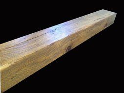 Reclaimed Oak Barnwood Beam Fireplace Mantel (4x6x60) N7