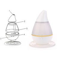 250ml MINI Portable Drop Shape Water-soluble Aroma Essential Oil Diffuser have Colorful LED Lights Lamp use USB... N3