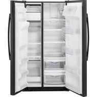 GE GZS22DGJBB 21.9 Cu. Ft. Black Counter Depth Side-by-Side Refrigerator