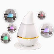 250ml MINI Portable Drop Shape Water-soluble Aroma Essential Oil Diffuser have Colorful LED Lights Lamp use USB... N4