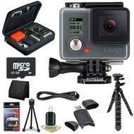 GoPro HERO Action Camera + 32GB microSD Class 10 Memory Card + Micro HDMI Cable + Custom GoPro Case for GoPro...