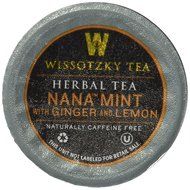 Wissotzky Tea Spiced Citrus Nana Mint Herbal Single Serve Cups for Keurig K Cups, 12 Count N15