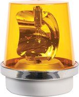 Edwards Signaling 52A-N5-40WH Rotating Halogen Beacon, 120V AC, Amber, 40W, 265 Lumens by Edwards-Signaling