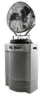 Cool Draft CDMP1840GRY Mid-Pressure 180 PSI 22-Inch Diameter 4-Position 3-Speed Misting Fan N3