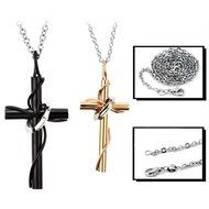 Morenitor[TM]Couple Necklace set Stainless Steel Silver Black Heart Shape Key Matching Set Necklace for Women&#039;s... N4