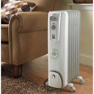 Delonghi OIL Filled Electric Radiator with COMFOR-TEMP Feature and Built-In Safety Features