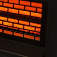 1500W Infrared Zone Space Electric Portable Fire Heater Remote Control Fireplace N2