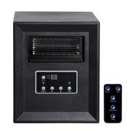 1500W Infrared Zone Space Electric Portable Fire Heater Remote Control Fireplace N3