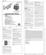 Comfort Zone Fan Forced Portable Shop Heater/Fan CZ250