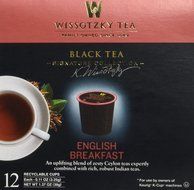 Wissotzky Tea Spiced Citrus Nana Mint Herbal Single Serve Cups for Keurig K Cups, 12 Count N28